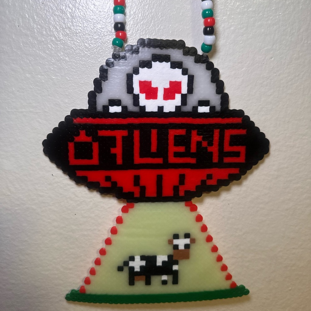 ATLiens Perler Necklace